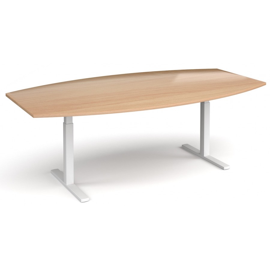 Elev8 Touch Adjustable Radial Boardroom Table 